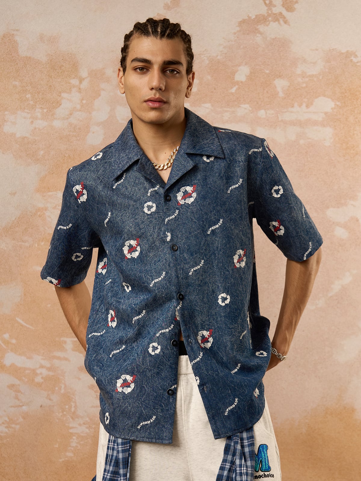 Original Print Denim Shirts
