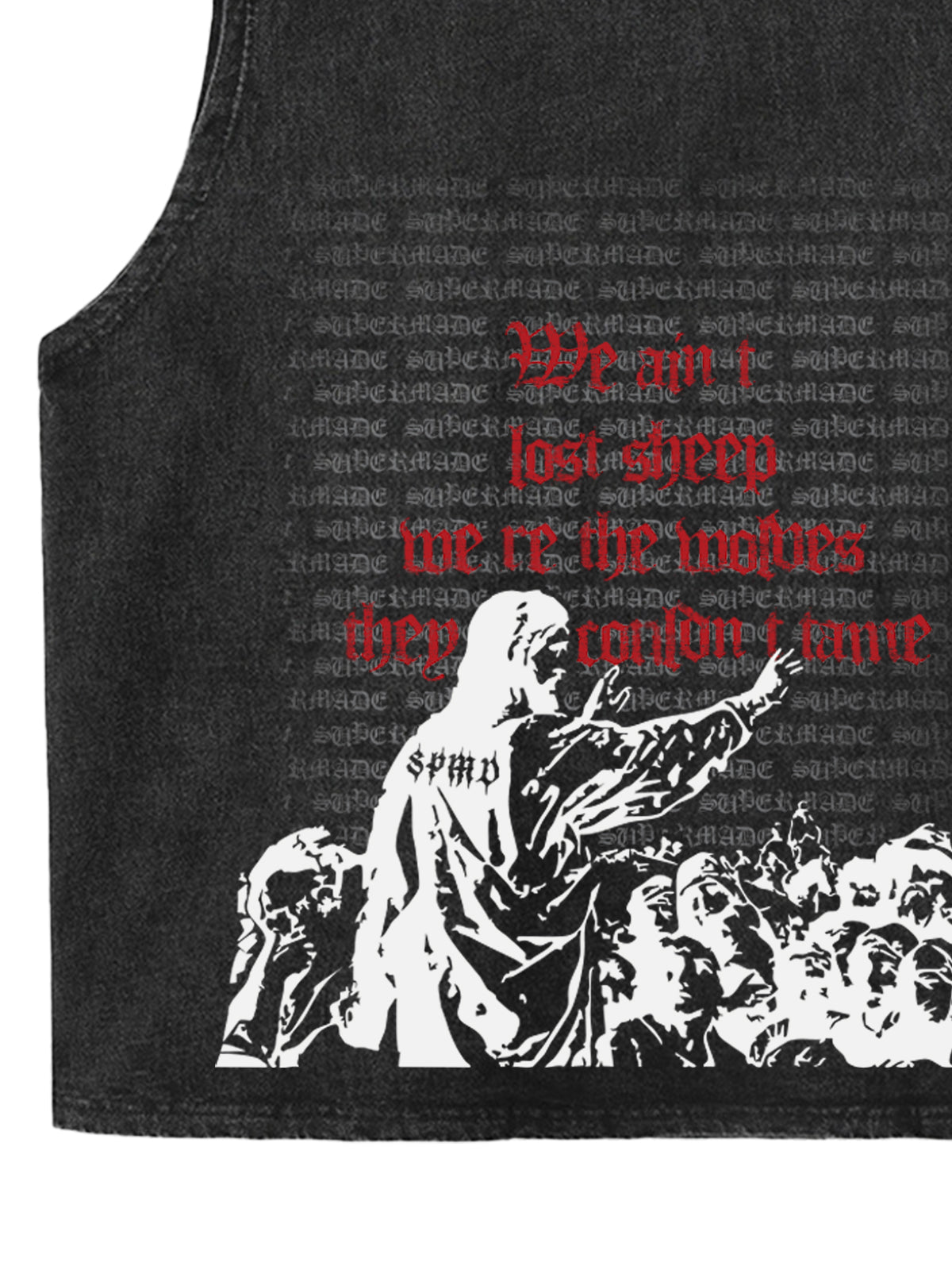 Original Saint Slogan Graphic Vest