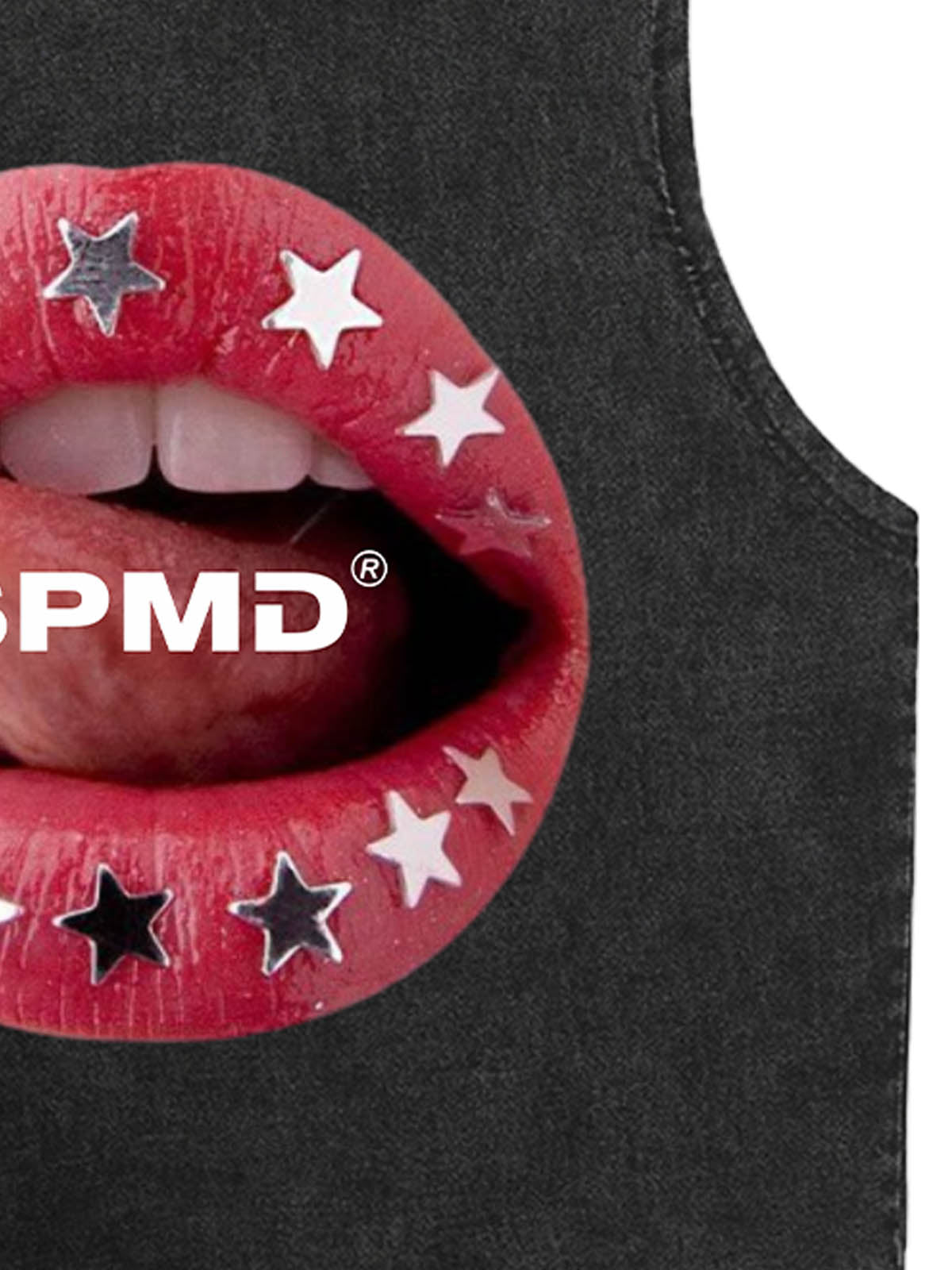 Original Hot Lips Print Vest