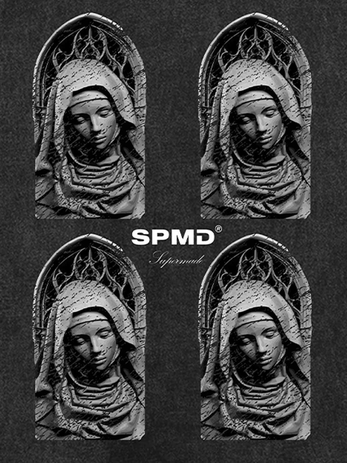 Original Virgin Mary Mottled Sculpture Vest