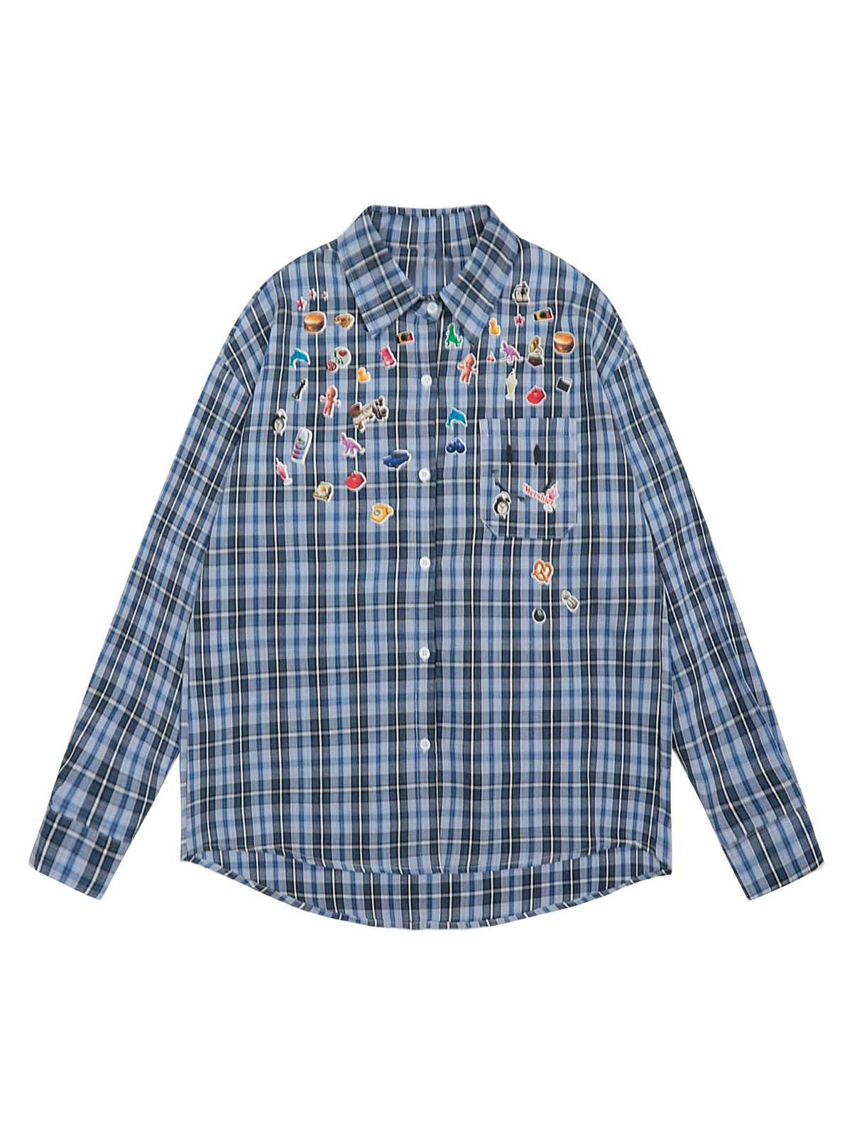 Street Retro Cleanfit Plaid Shirt