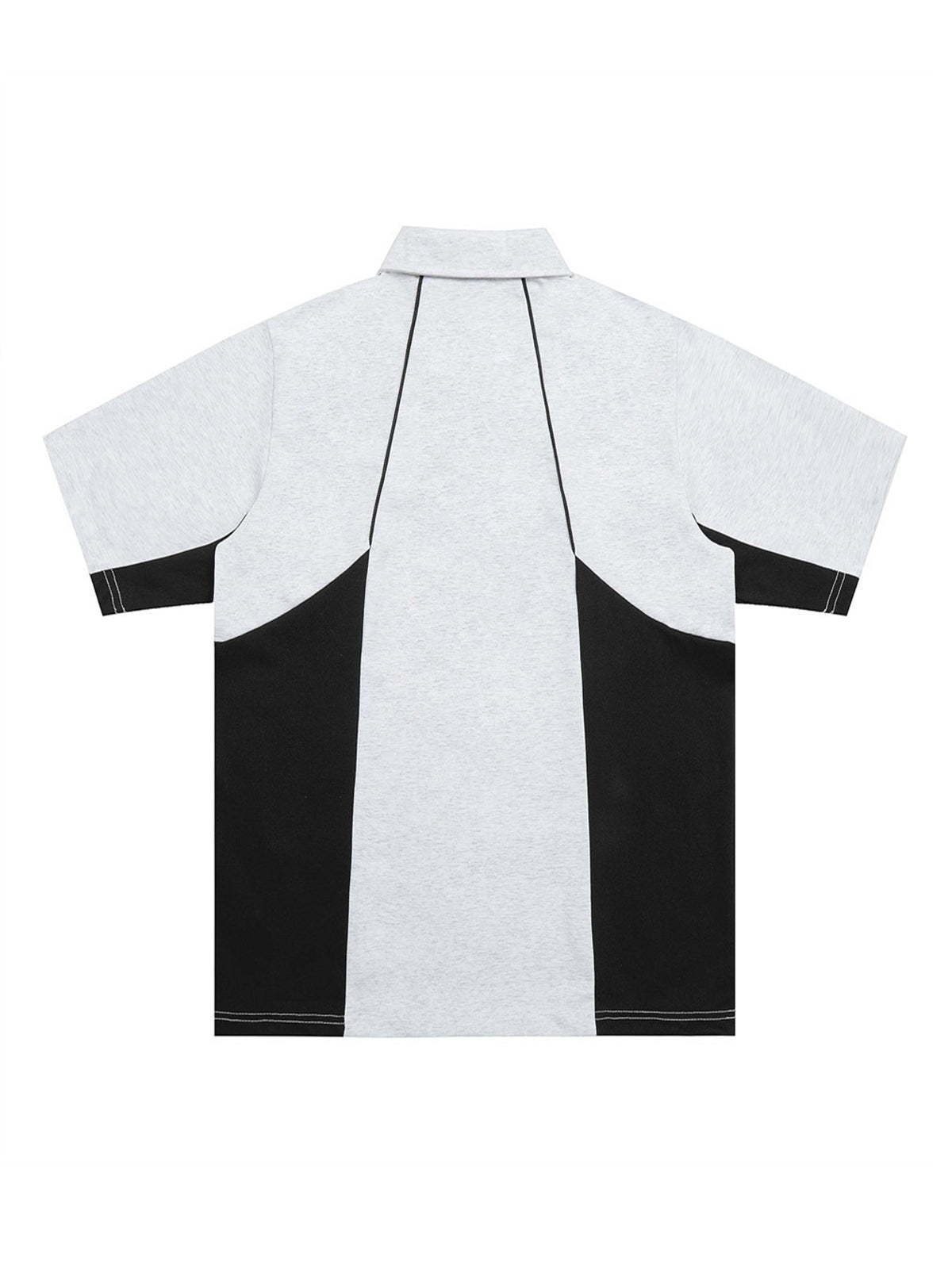 Street Contrast Panel Polo Shirt