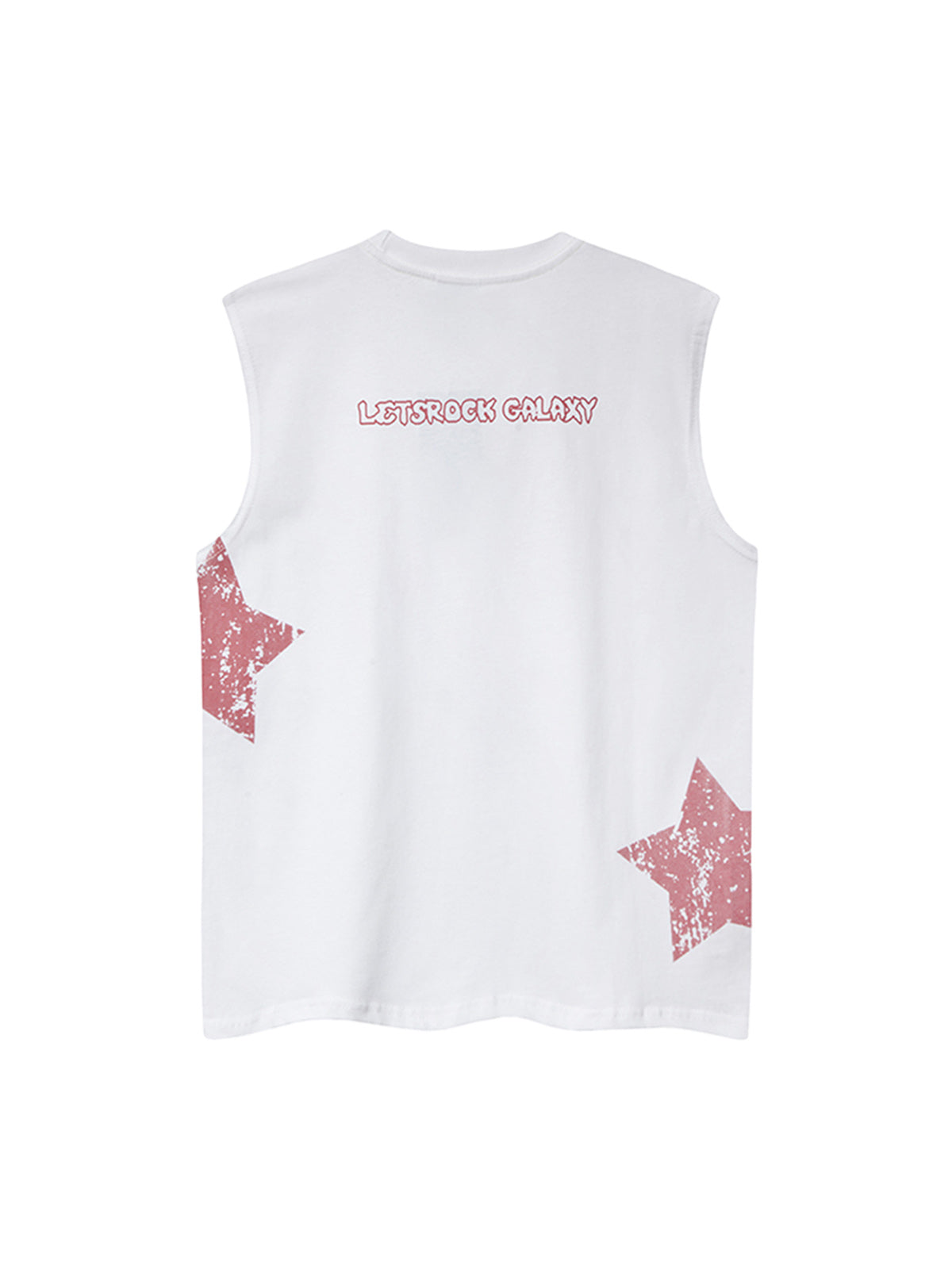 Washed Star Print Vest