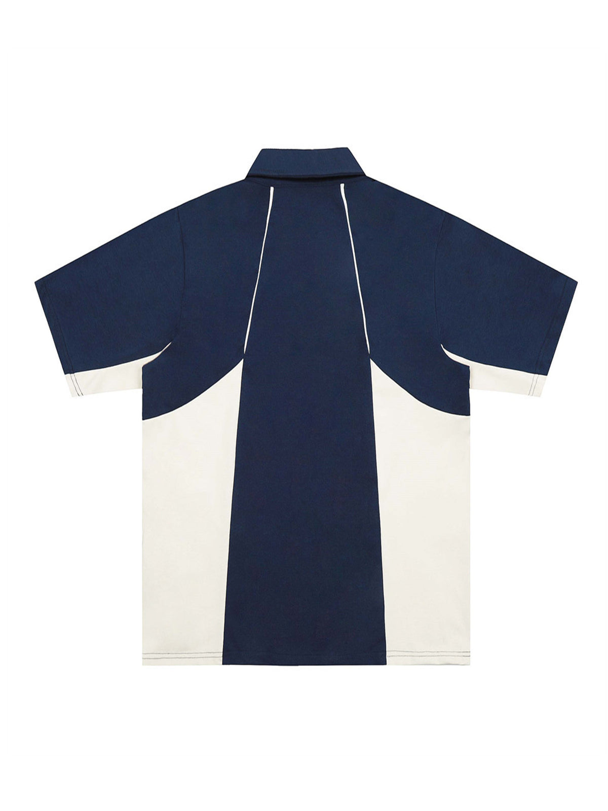 Street Contrast Panel Polo Shirt