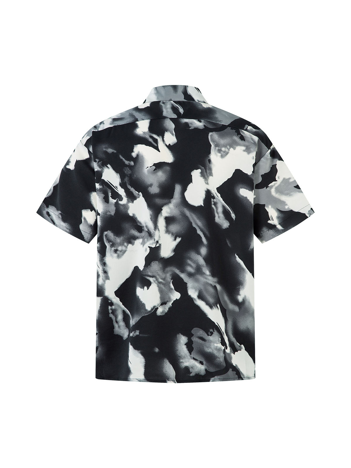 Abstract Tie-Dye Print Shirt