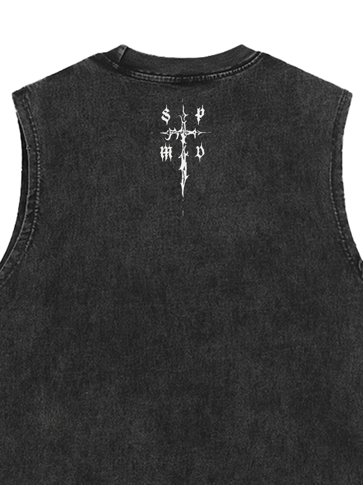 Original Edgy Cross Graphic Vest
