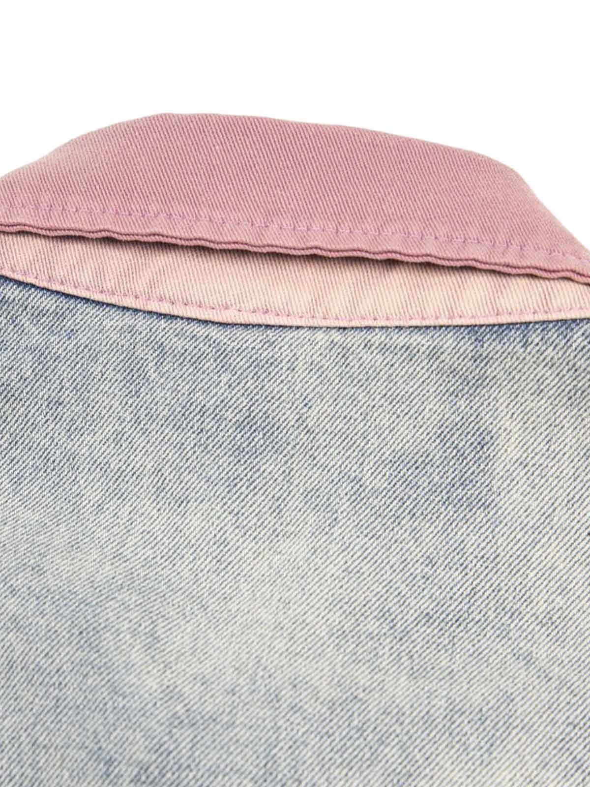 Embroidered Patch Denim Shirt