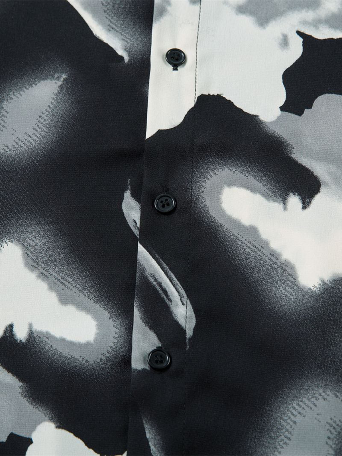 Abstract Tie-Dye Print Shirt