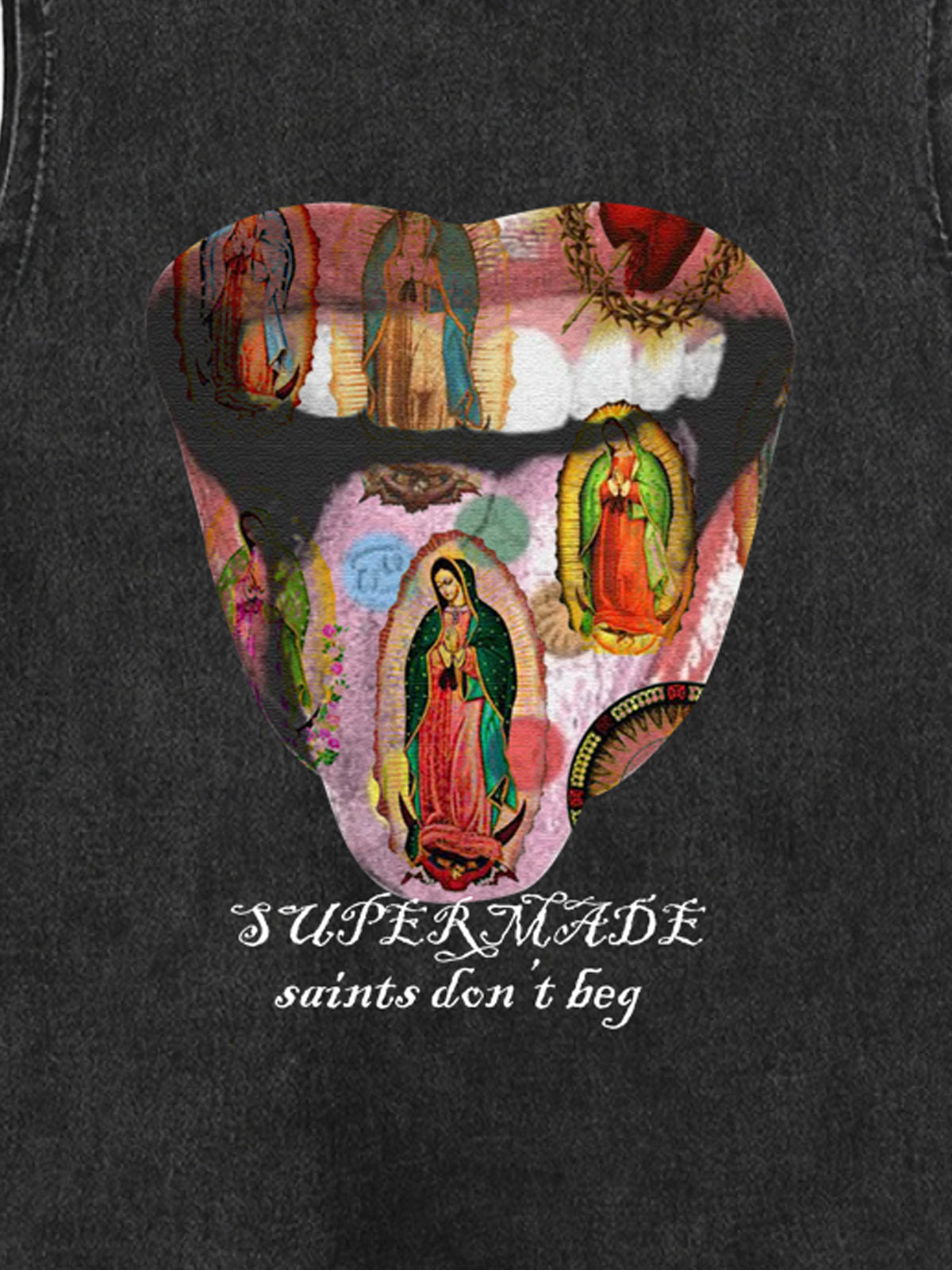 Original Saints Don' t  Beg Graphic Vest