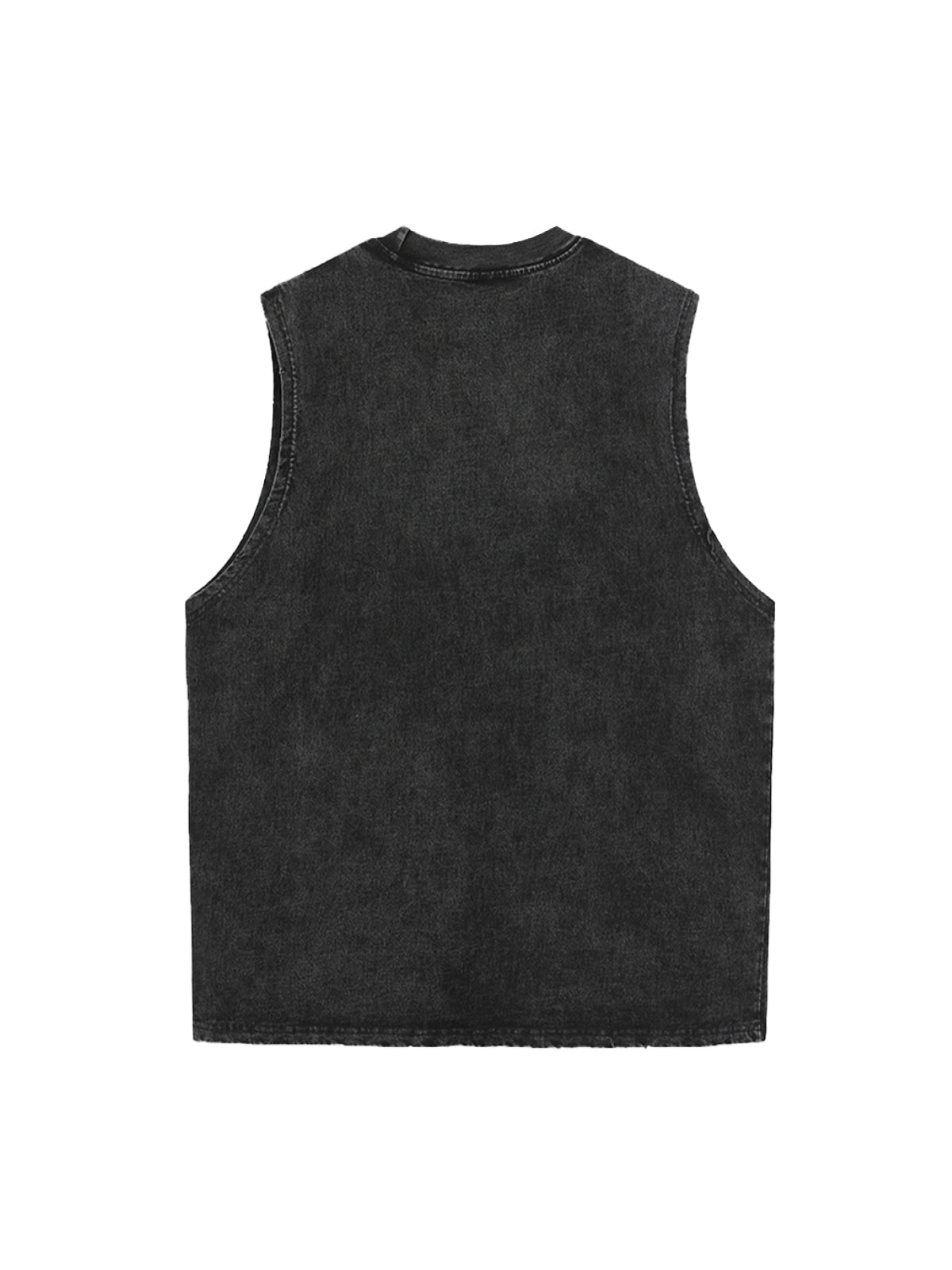 Distressed Cross Graphic Vest