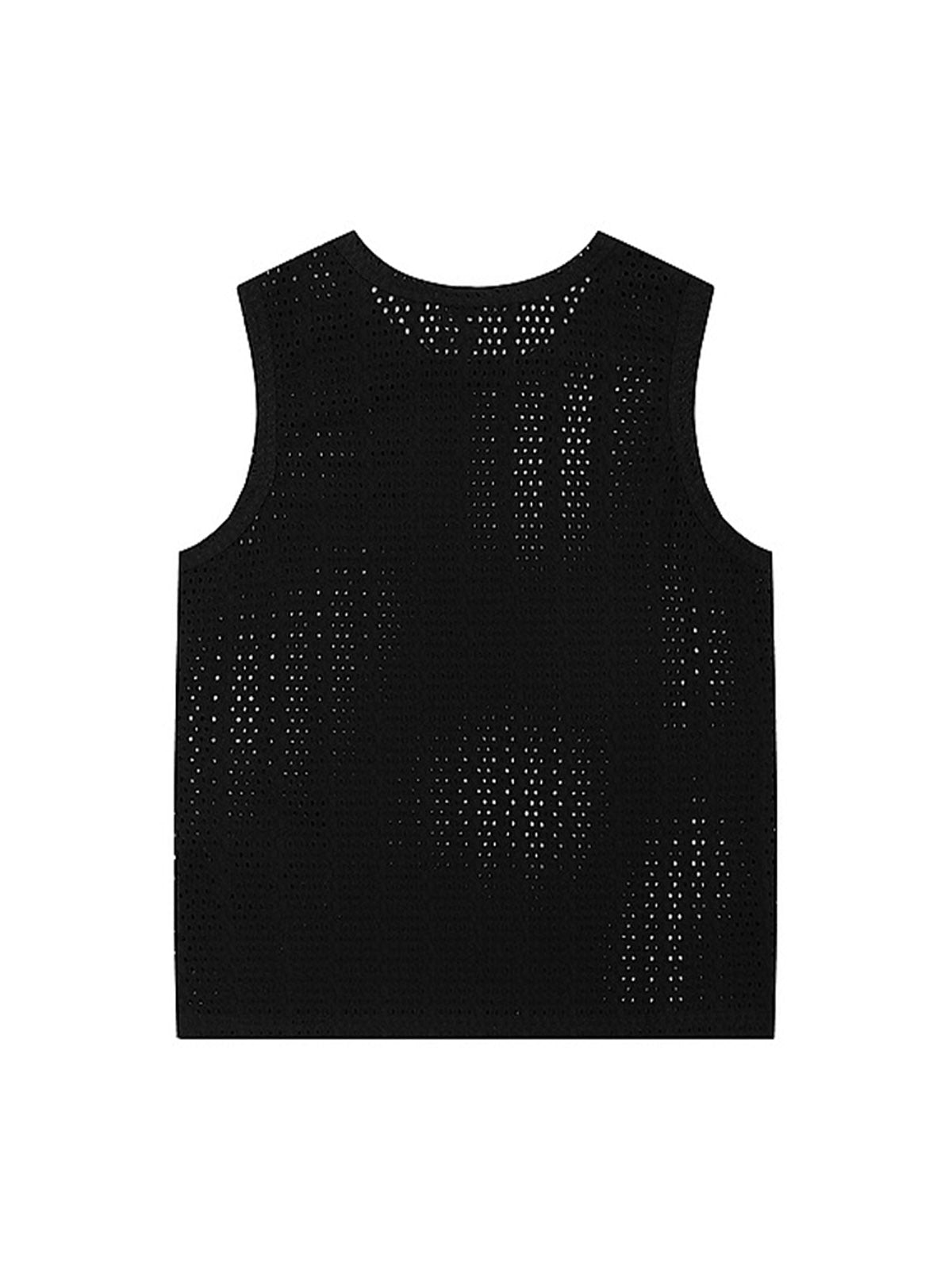 Knitted Hollow Mesh Vest