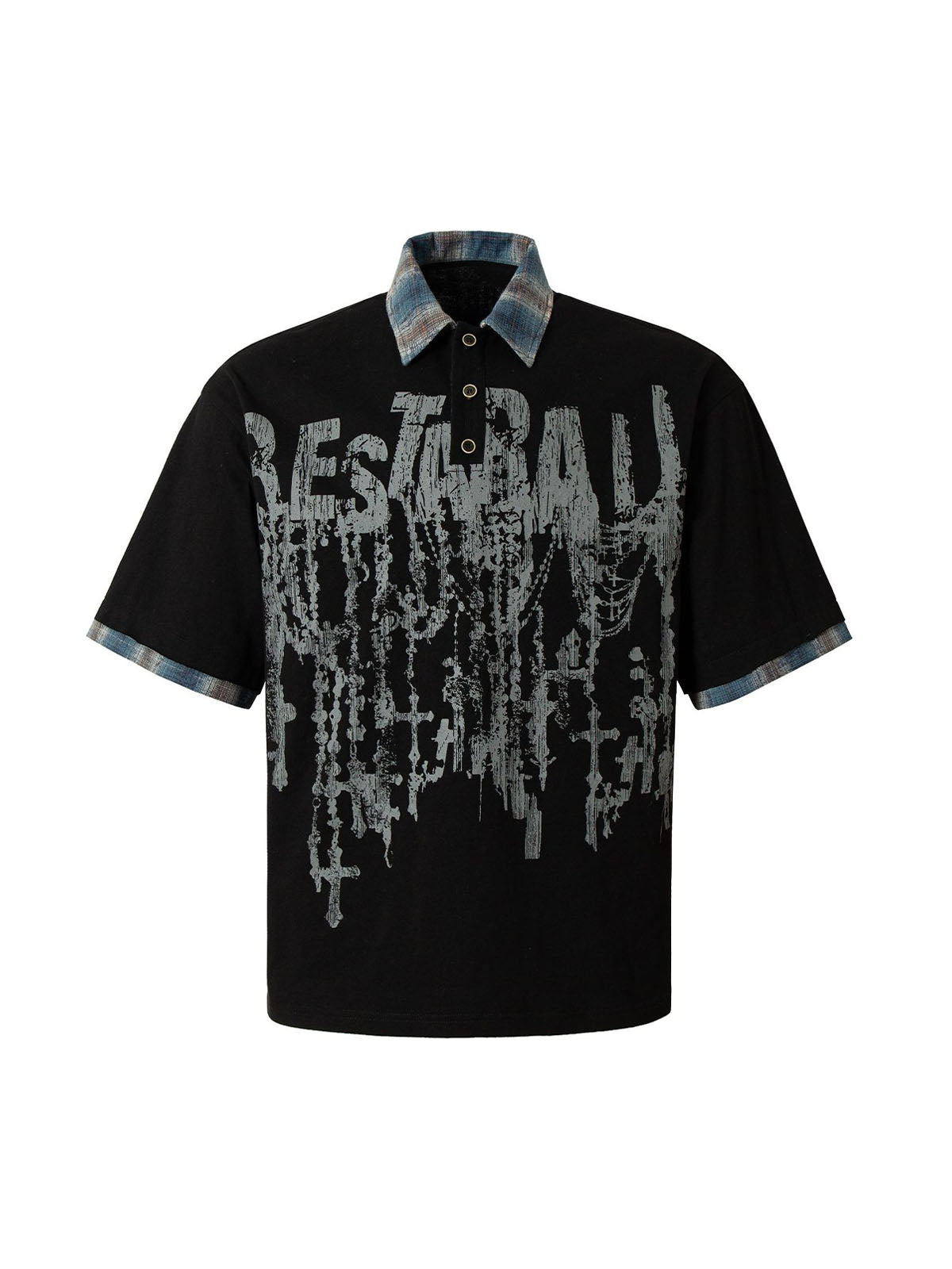 Street Graffiti POLO Lapel Shirt