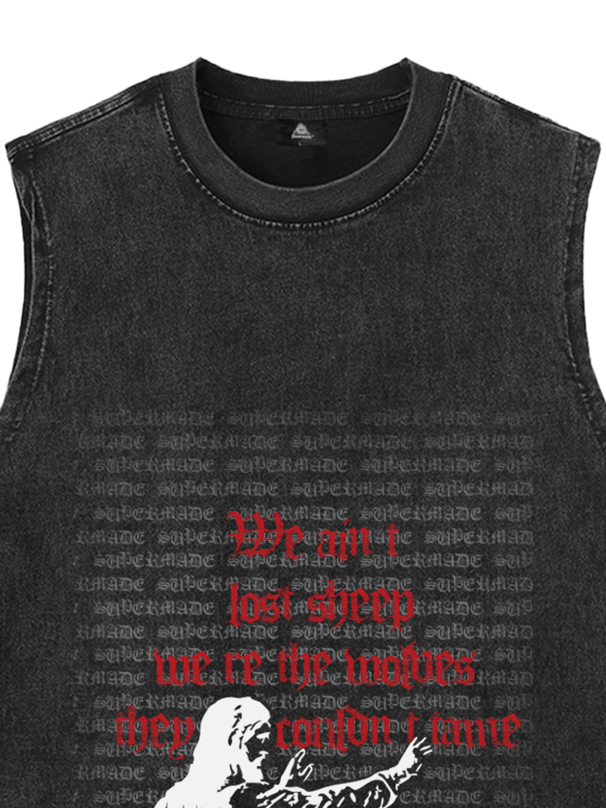 Original Saint Slogan Graphic Vest