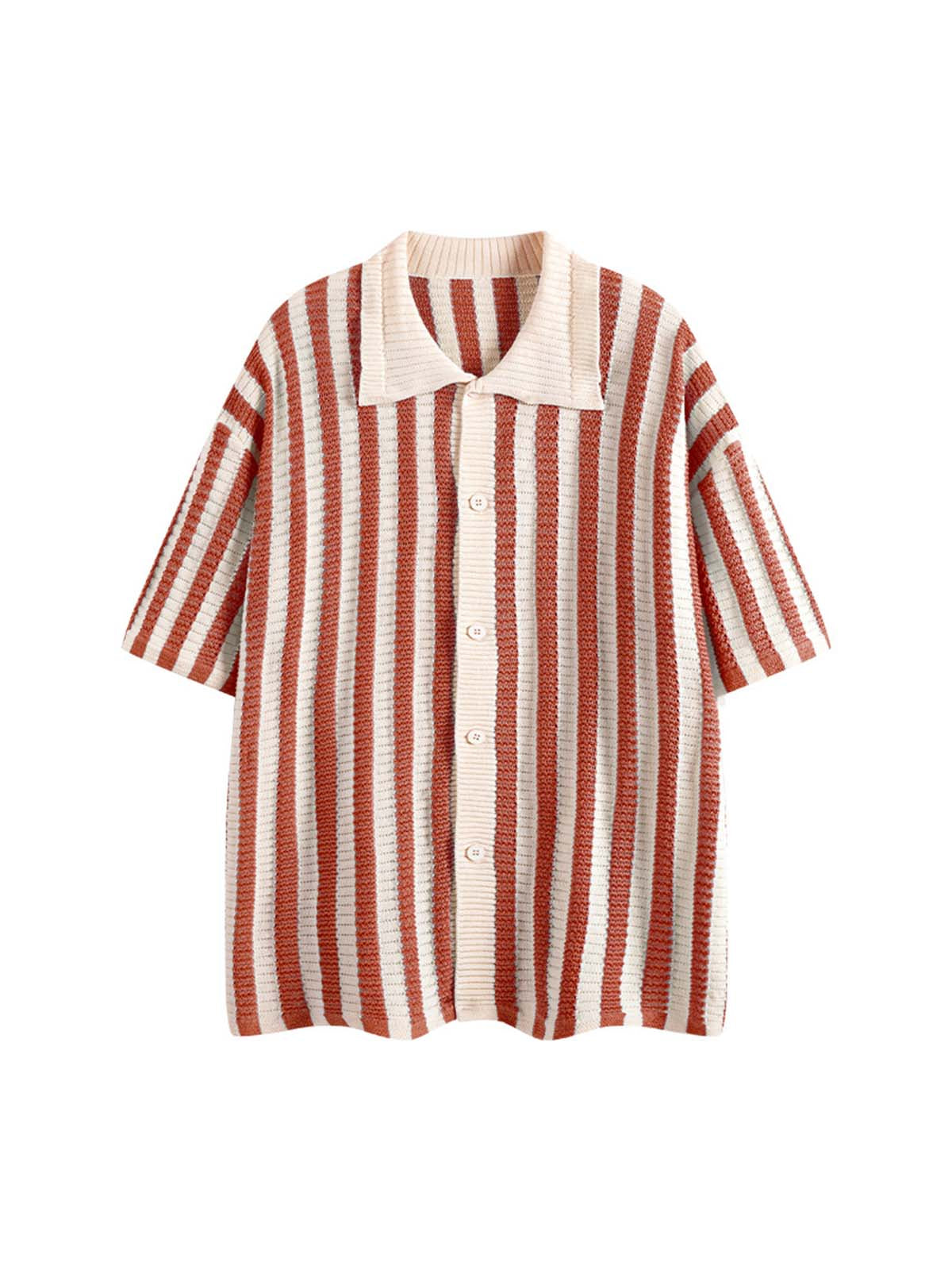 Cleanfit Striped Knit Cardigan Shirt