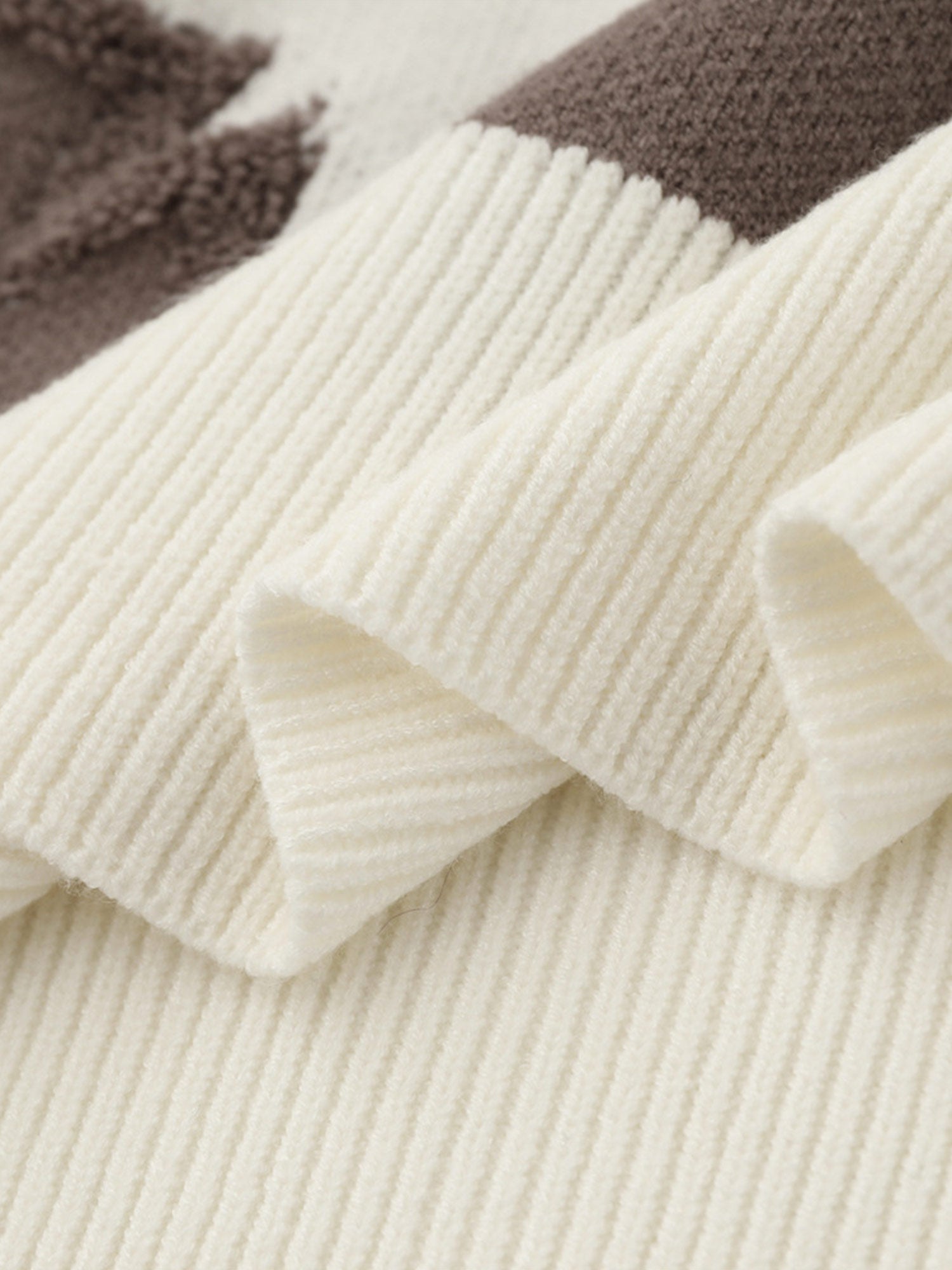 Thesupermade Star Jacquard Crew Neck Sweater