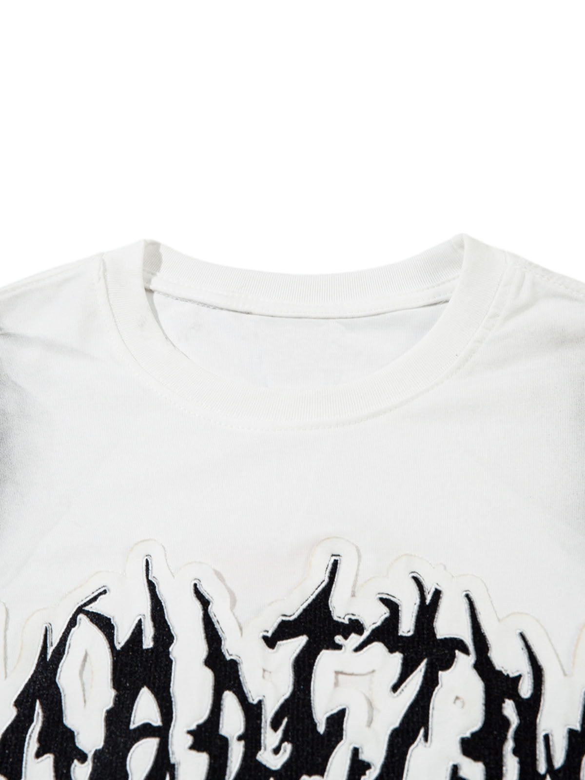 Letter Patchwork Gradient Tank Top