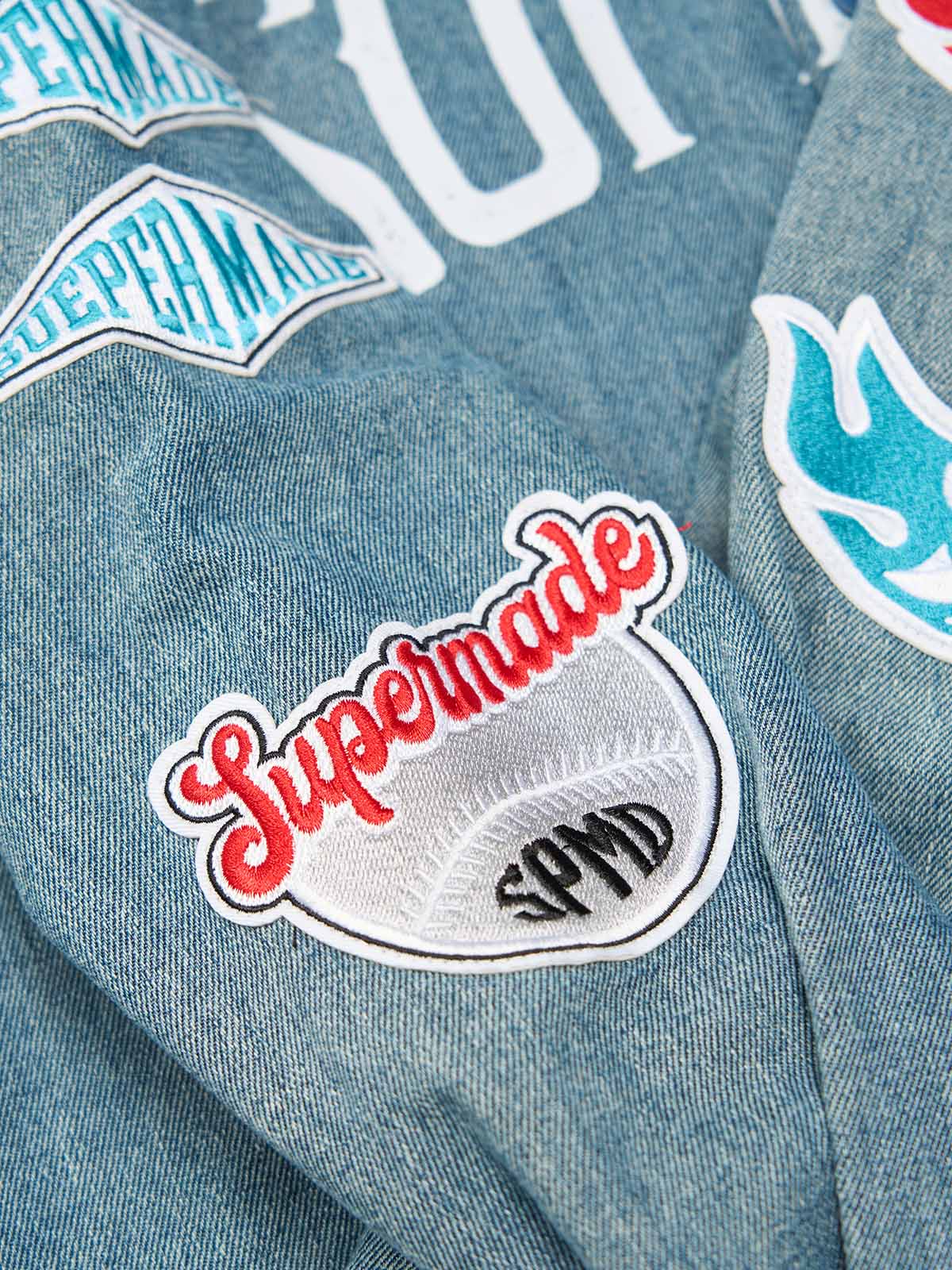 Original Embroidered Patches Denim Shirt