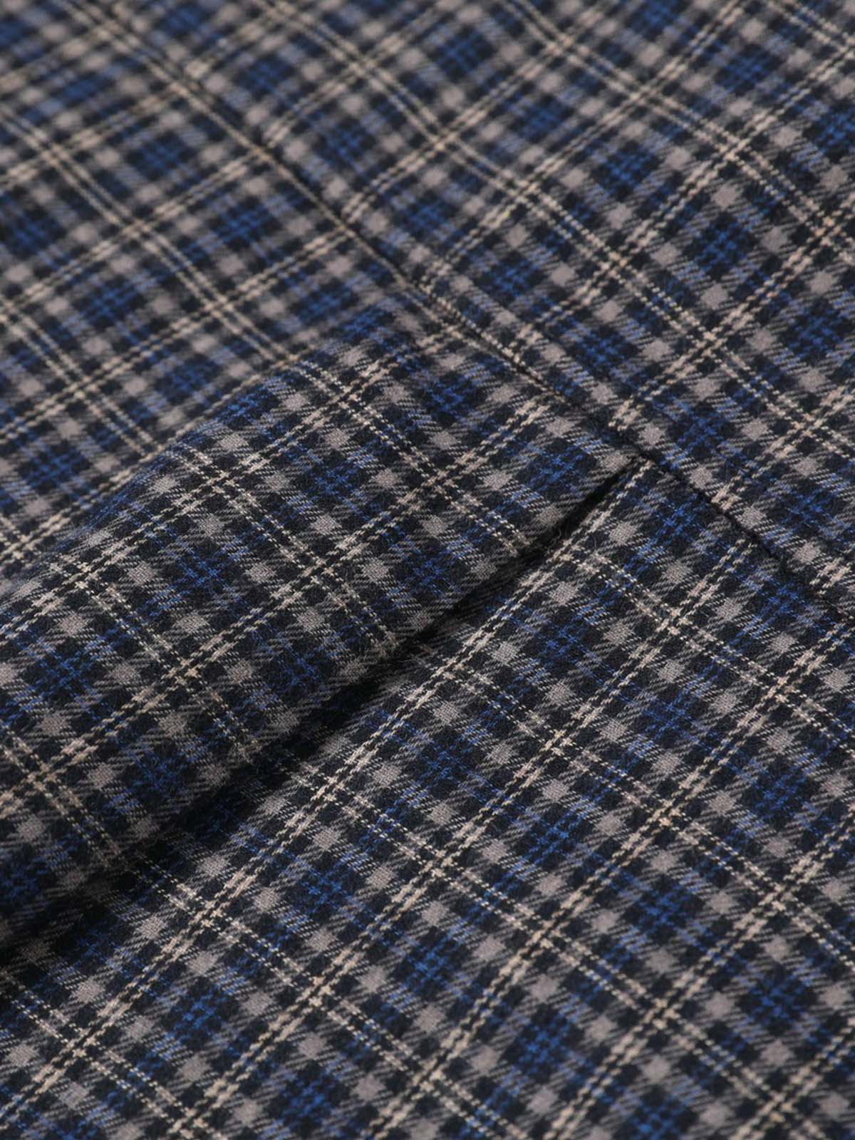 Plaid Short Sleeve Polo Shirt