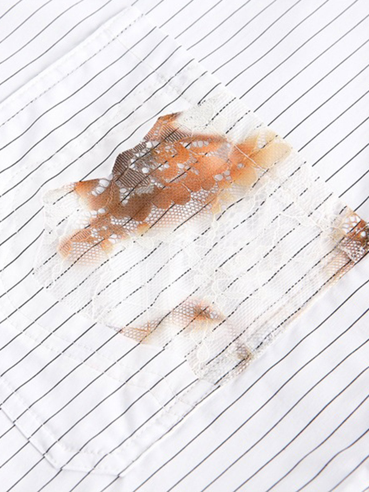 Vintage Embroidered Floral Denim Shirt