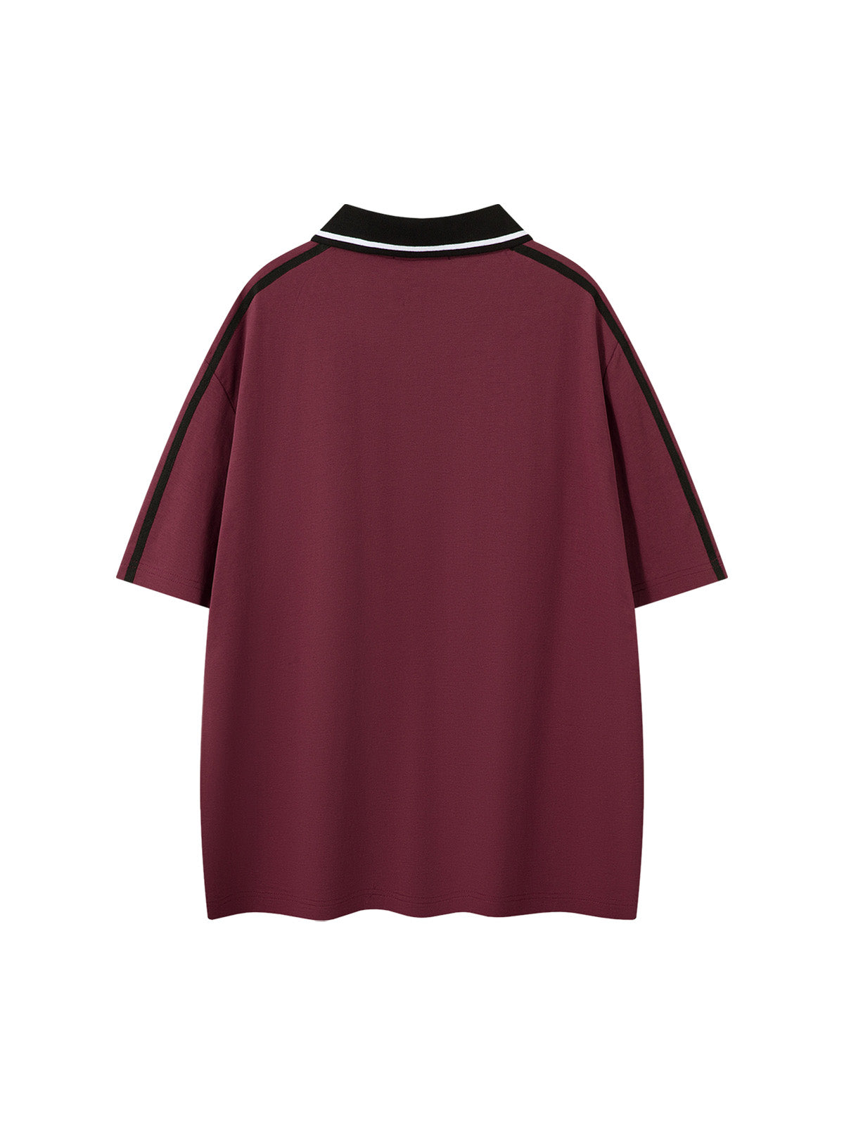 Jersey Print Short-Sleeve Polo Shirt