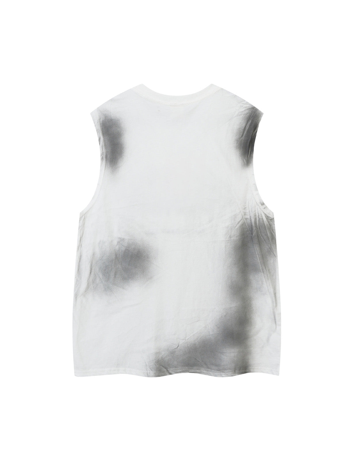 Letter Patchwork Gradient Tank Top