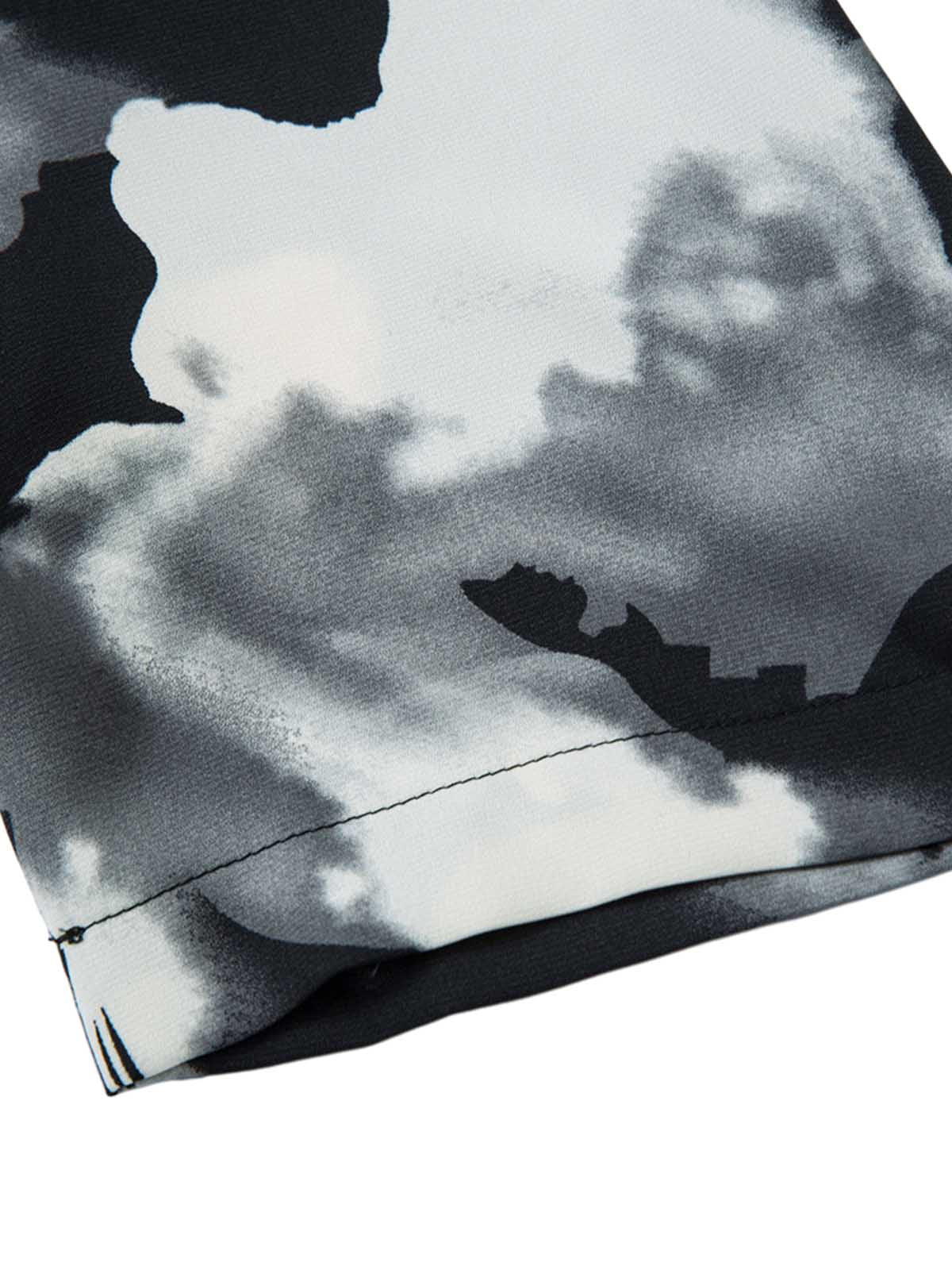 Abstract Tie-Dye Print Shirt