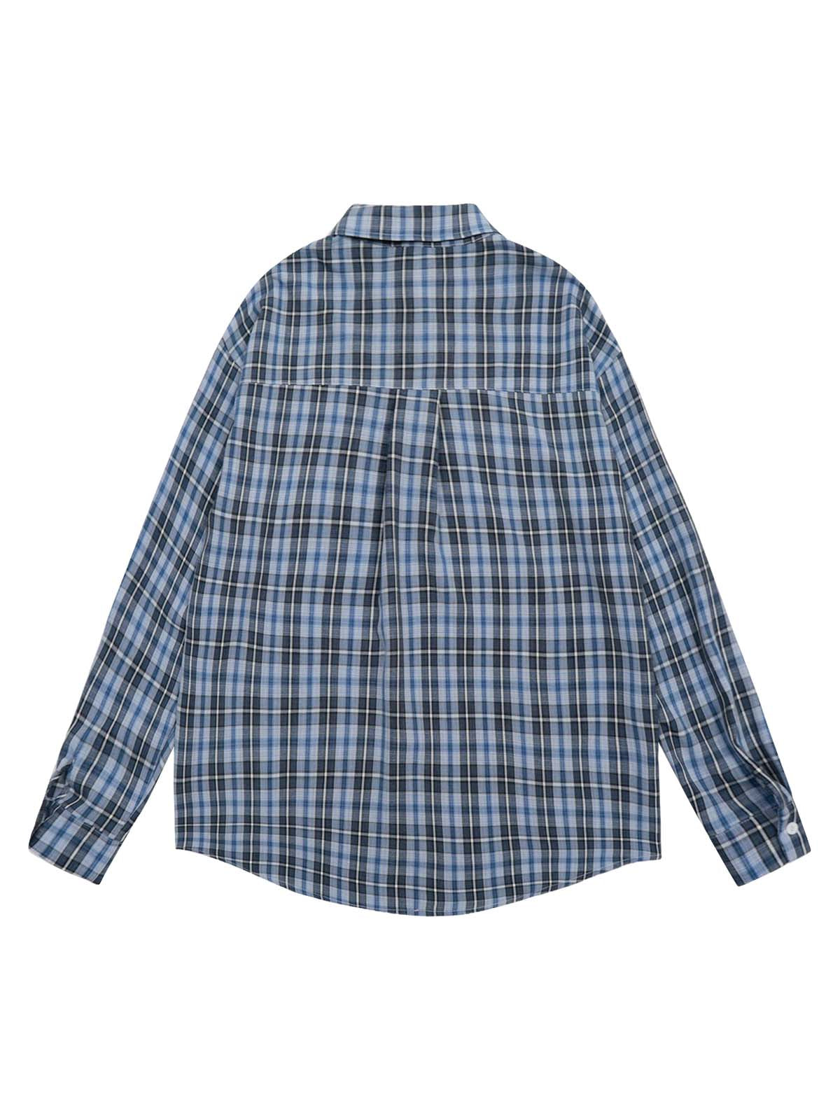 Street Retro Cleanfit Plaid Shirt
