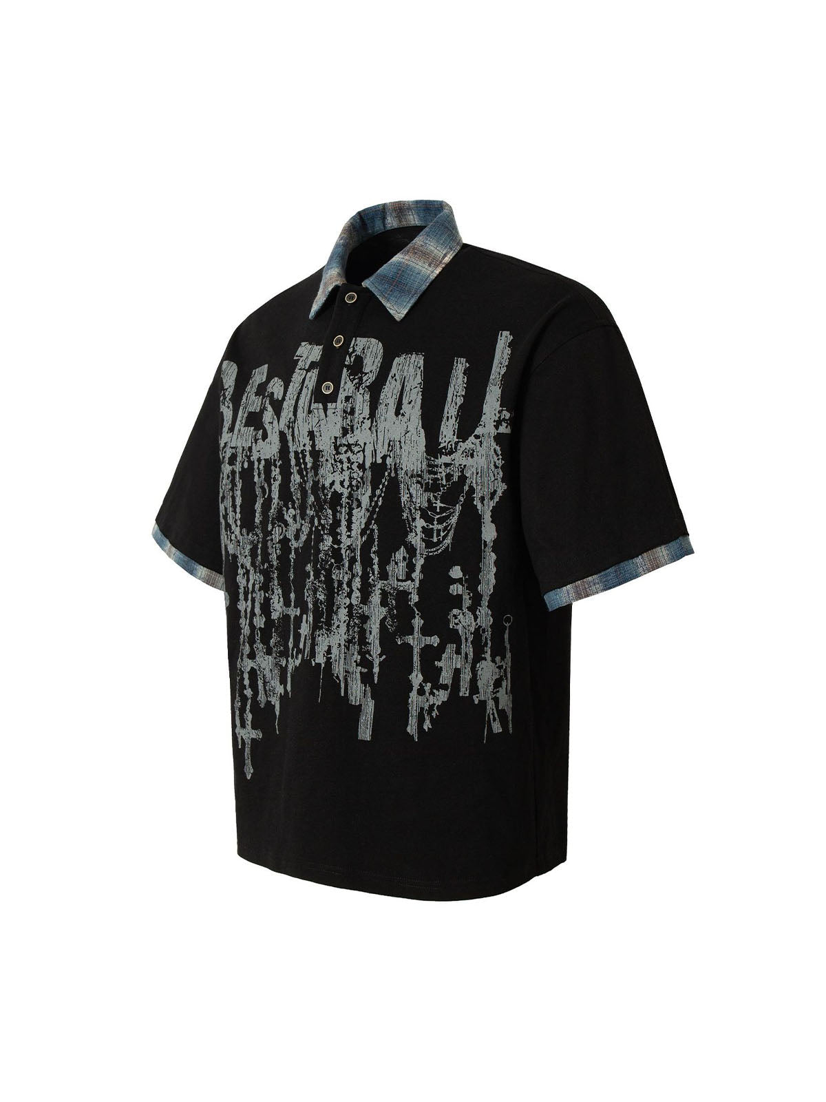 Street Graffiti POLO Lapel Shirt