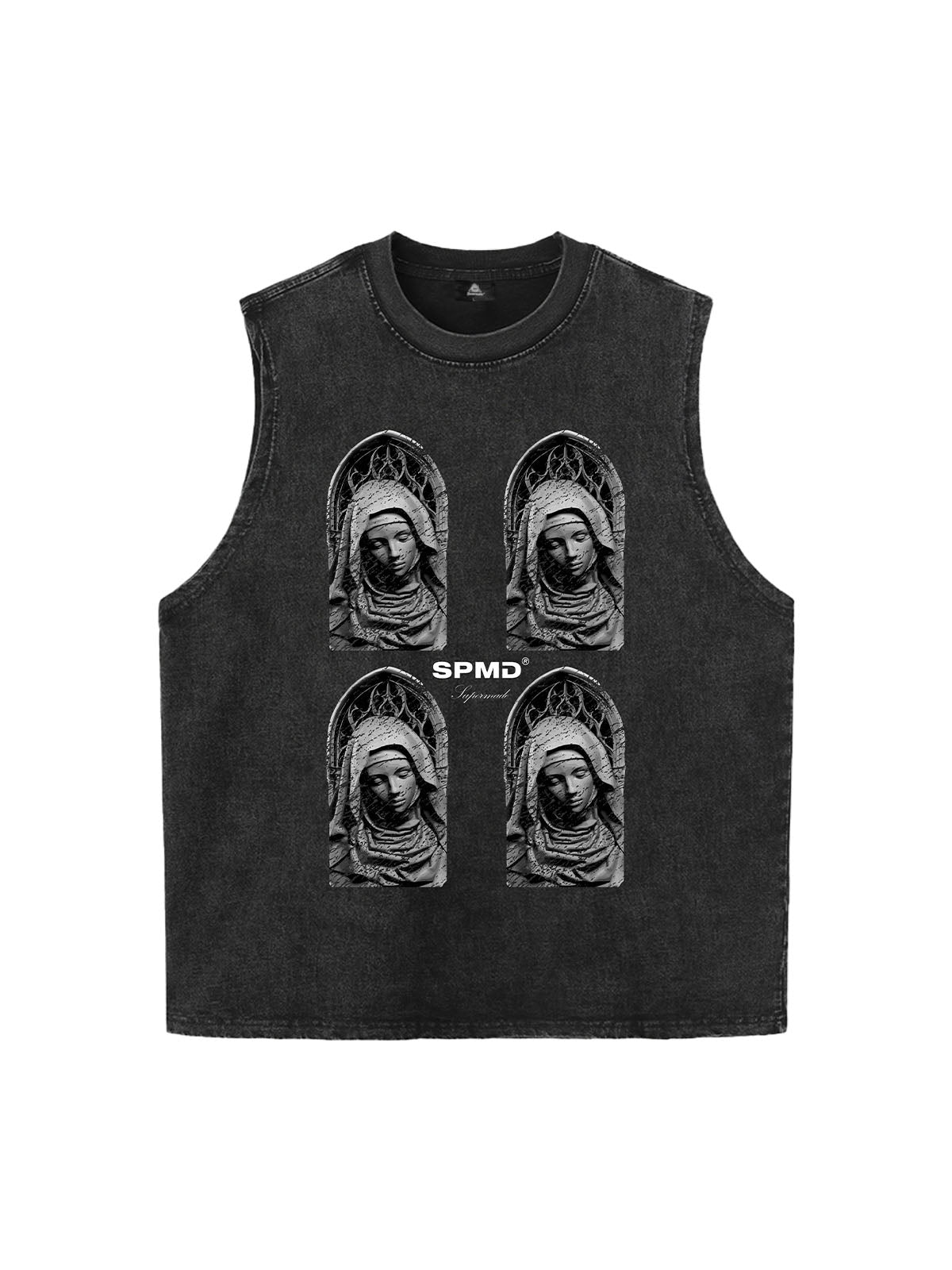 Original Virgin Mary Mottled Sculpture Vest