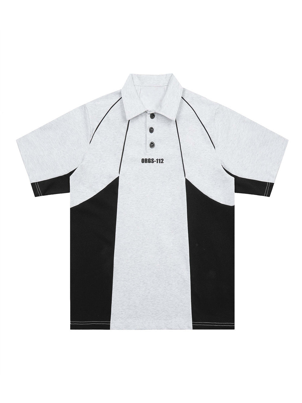 Street Contrast Panel Polo Shirt