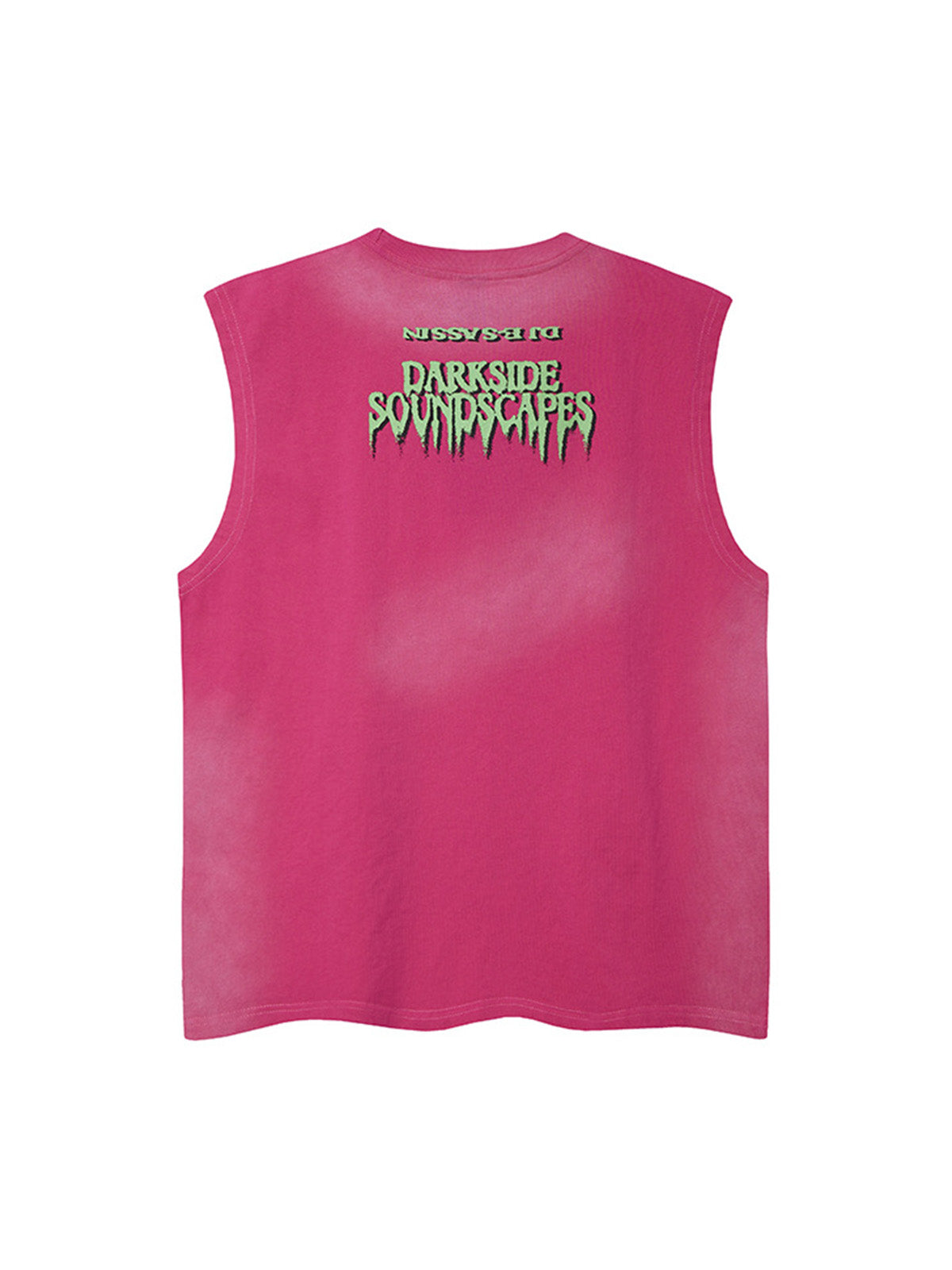 Street Graphic Spray Print Necklace T-Shirt