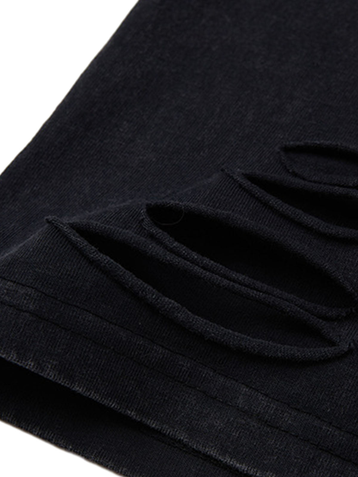 Distressed Graphic Butterfly Print Vest