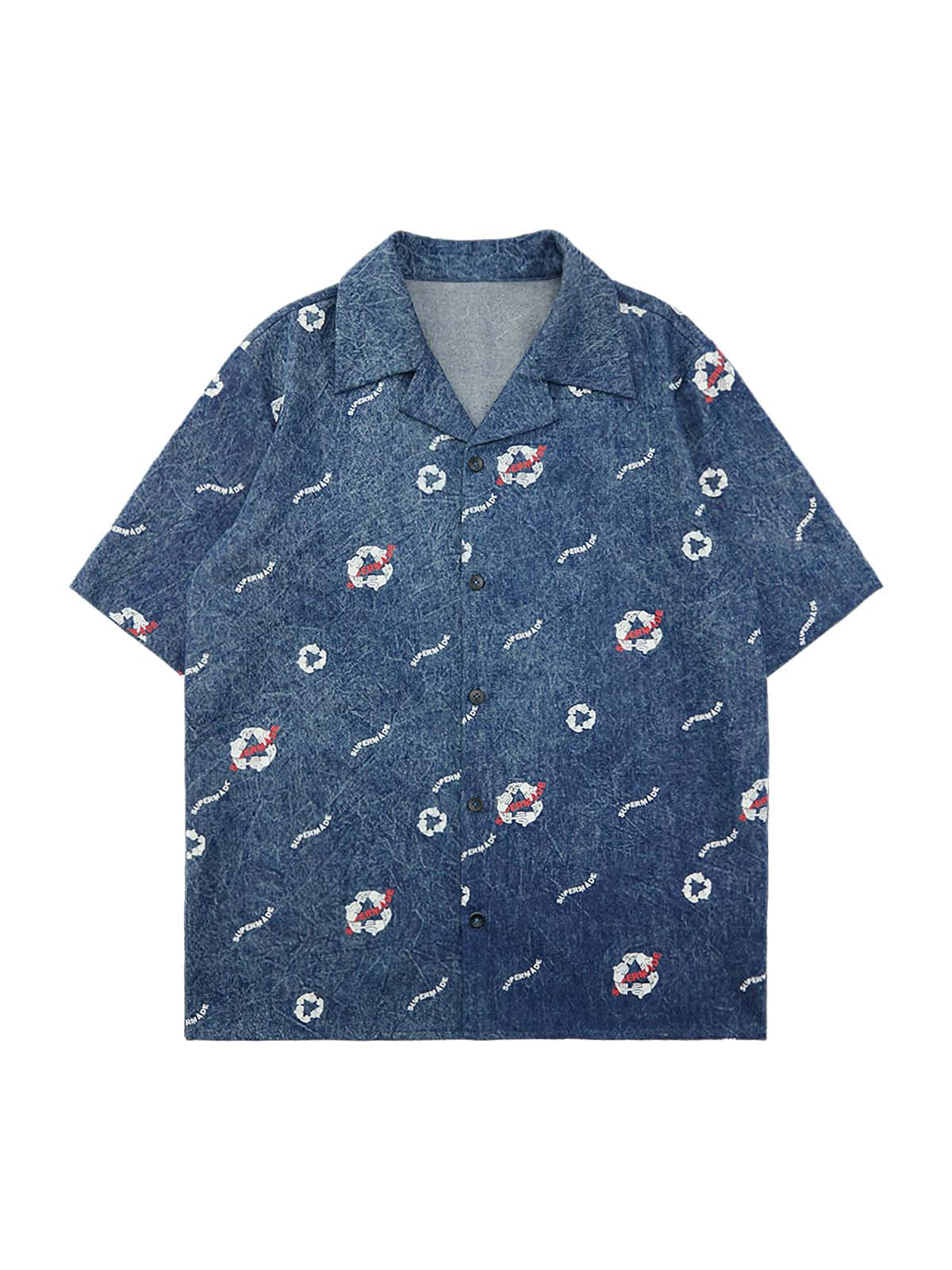 Original Print Denim Shirts