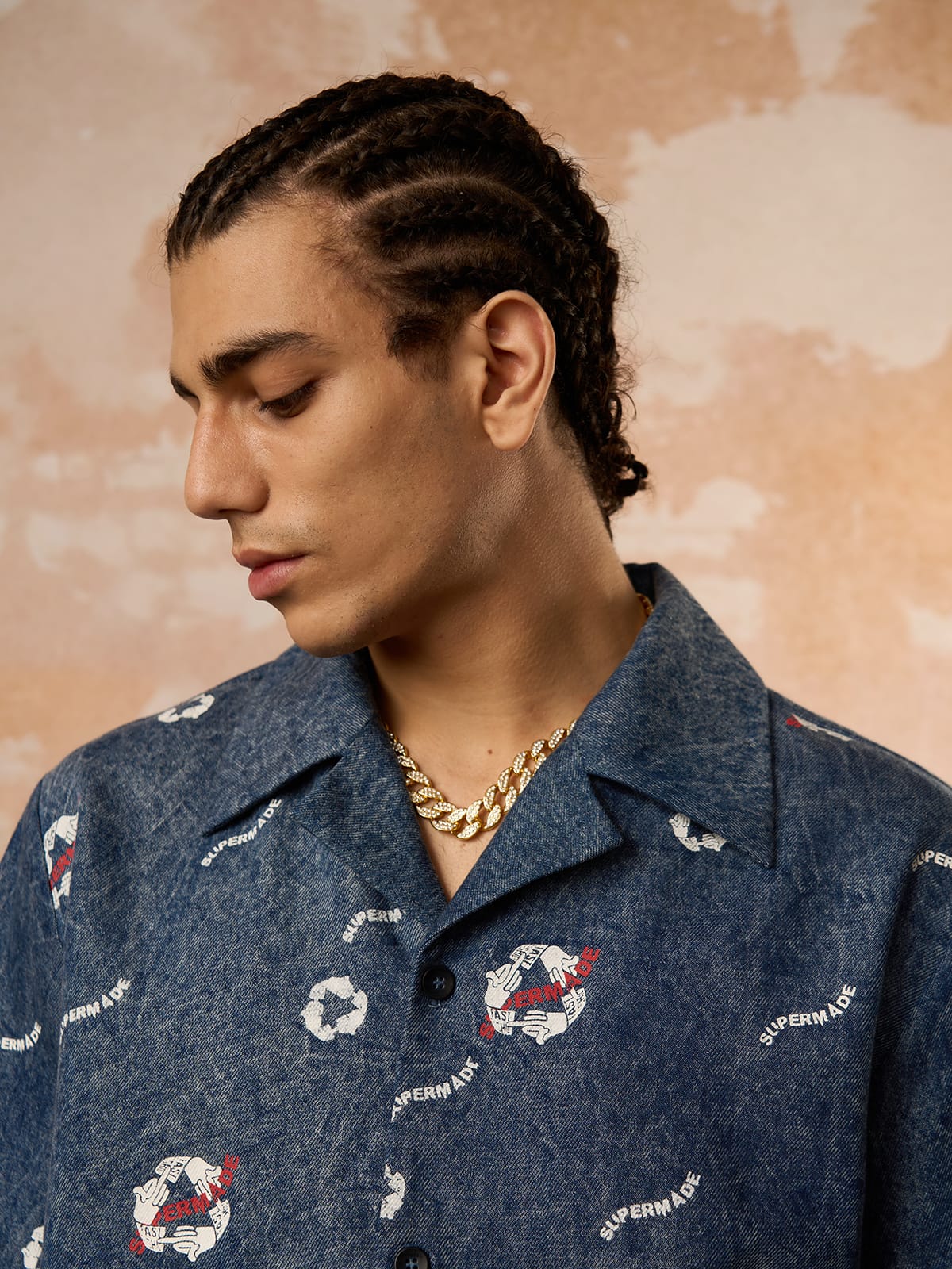 Original Print Denim Shirts