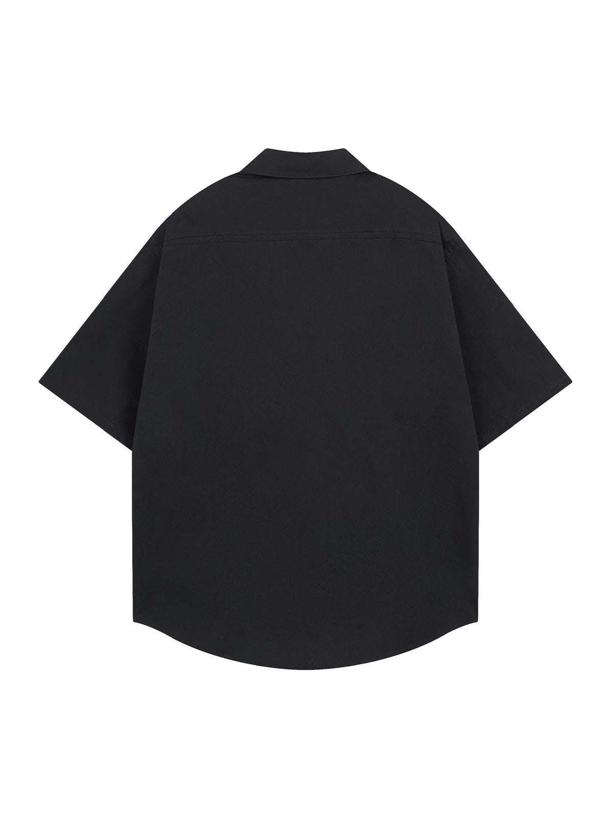 Bold Letter Graphic Short-Sleeve Shirt