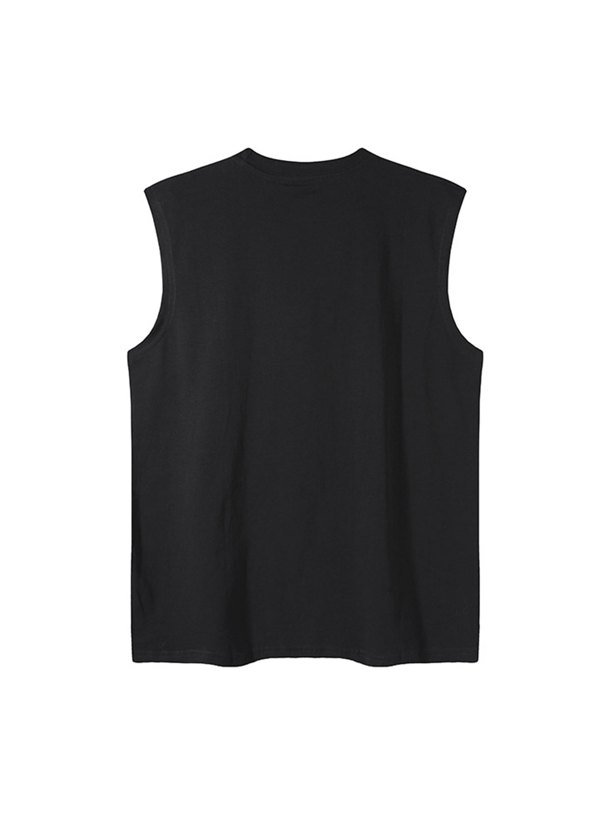 Graphic Rock Singer Print Metal Tag Vest