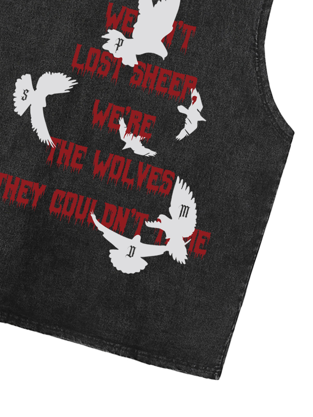 Original Saint Slogan Graphic Vest