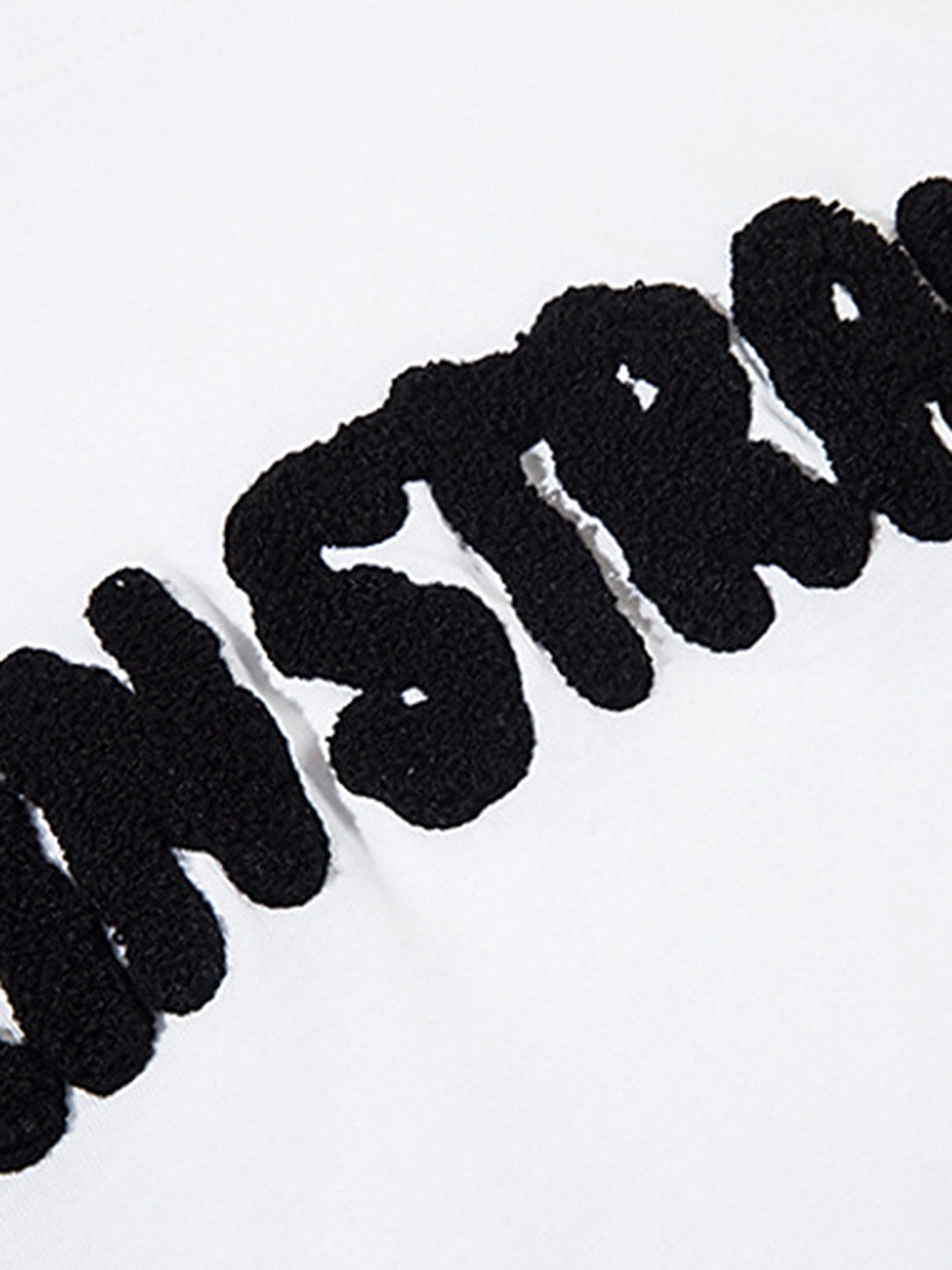 Towel Embroidered Letter Side Button Vest