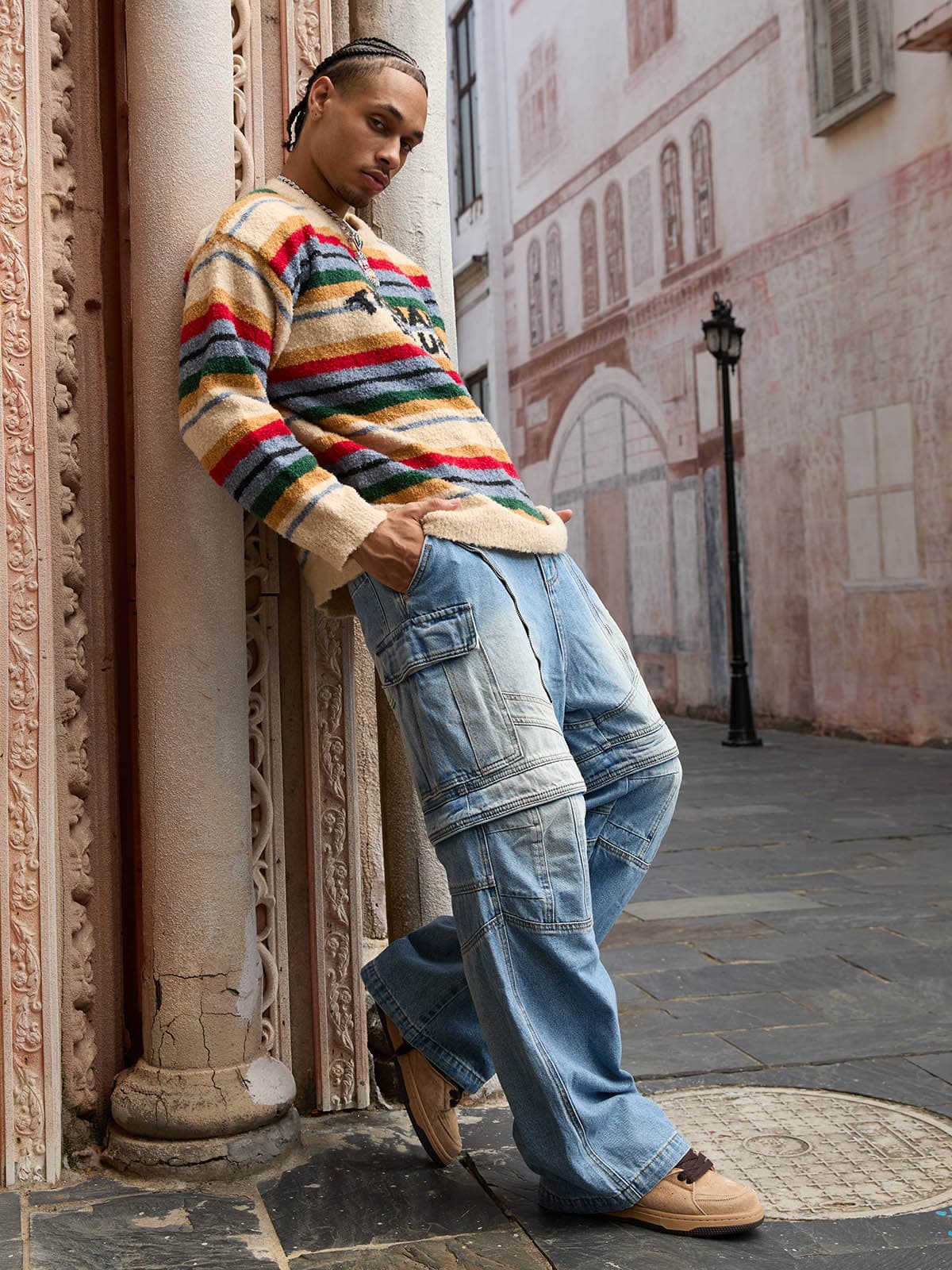 Thesupermade Vintage Striped Sweater - 2344