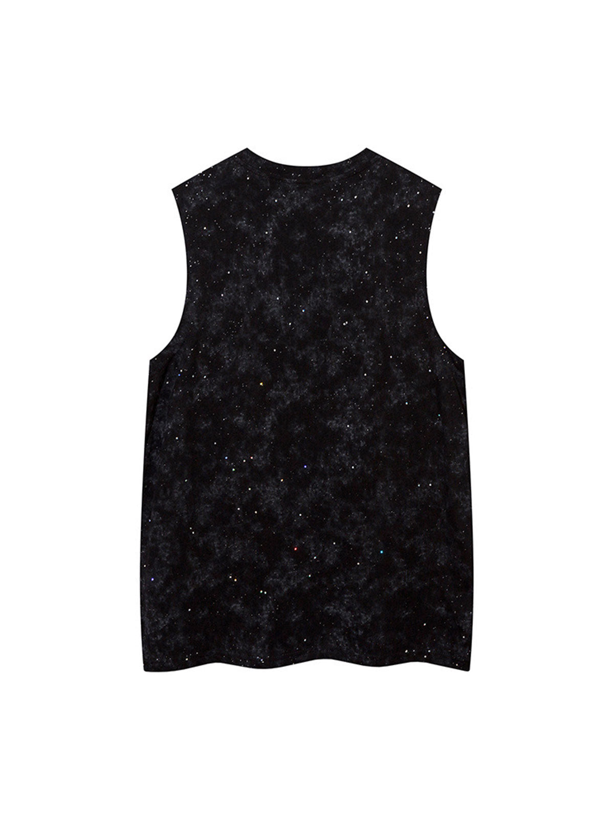 Retro Rhinestone Cross Chain Vest