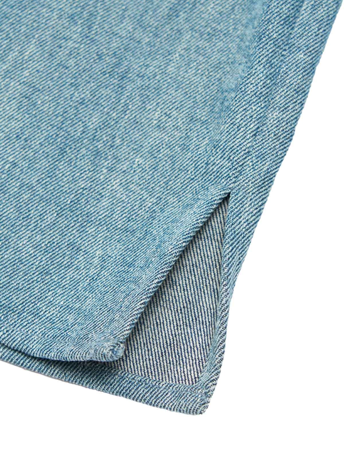 Original Embroidered Patches Denim Shirt